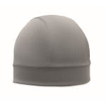Gorro desportivo de poliéster transpirável e leve cor cinzento