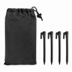 Tapete de praia leve de poliéster de 200 x 210 cm cor preto segunda vista