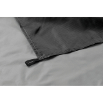 Tapete de praia leve de poliéster de 200 x 210 cm cor preto vista fotografia sexta vista