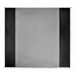 Tapete de praia leve de poliéster de 200 x 210 cm cor preto décima vista