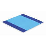 Tapete de praia leve de poliéster de 200 x 210 cm cor turquesa