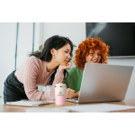 Copo de aço inoxidável antigotas com tampa 350 ml cor cor-de-rosa vista conjunto principal