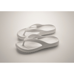 Havaianas de plástico para personalizar cor branco vista fotografia quarta vista