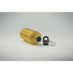 Garrafa de aço inoxidável reciclado com mosquetão 500 ml cor mostarda