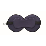 Almofada de viagem 2 em 1 com máscara de dormir incluída cor azul quinta vista