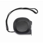 Fita métrica de plástico reciclado com fita de aço 3 m cor preto segunda vista