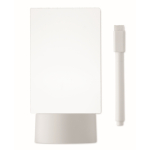 Quadro LED acrílico com base de alumínio e marcador branco cor branco