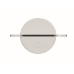 Quadro LED acrílico com base de alumínio e marcador branco cor branco terceira vista