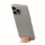 Conjunto de cabos em estojo com tampa de suporte para o telemóvel cor bege nona vista