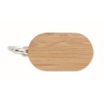 Conjunto de cabos em estojo com tampa de suporte para o telemóvel cor bege