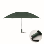 Guarda-chuva dobrável automático de pongee rPET 190T Ø107 cor verde