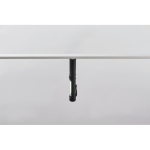 Lanterna de luz LED de trabalho com base magnética e clipe cor preto