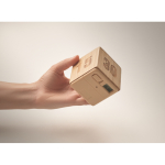 Temporizador de bambu com contagem decrescente digital cor madeira vista fotografia