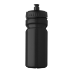 Garrafa desportiva de plástico antigotas com pega firme 500 ml cor preto terceira vista