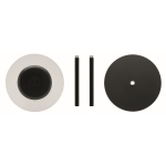 Candeeiro de mesa recarregável LED com autonomia de 6 horas cor preto