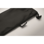 Bastão de caminhada ajustável com pega e correia cor preto vista fotografia sétima vista