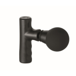 Pistola de massagem com 2 velocidades e bateria 1200 mAh em bolsa cor preto