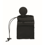 Pistola de massagem com 2 velocidades e bateria 1200 mAh em bolsa cor preto quarta vista