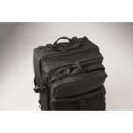 Mochila de viagem de rPET grande com vários compartimentos 15'' cor preto vista fotografia