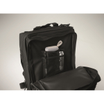 Mochila de viagem de rPET grande com vários compartimentos 15'' cor preto vista fotografia