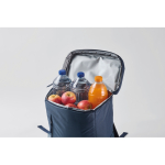 Mochila térmica de poliéster com capacidade de 9 L cor azul vista fotografia