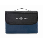 Manta de piquenique dobrável rPET de 150 g/m2 resistente à água cor azul vista principal