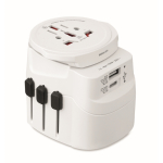 Adaptador universal com conectores USB-A e USB-C 20 W cor branco