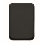 Porta-cartões magnético de polipele PU para 3 cartões cor preto sétima vista