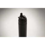 Garrafa antigotas de parede dupla de aço inox reciclado 500 ml cor preto vista fotografia sexta vista