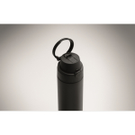 Garrafa antigotas de parede dupla de aço inox reciclado 500 ml cor preto vista fotografia oitava vista