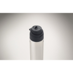 Garrafa de rPET com palhinha 2 em 1 e pega antigotas 700 ml cor azul-marinho vista fotografia quinta vista