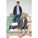 Casaco softshell de poliéster reciclado com capuz SOL'S cor azul-marinho