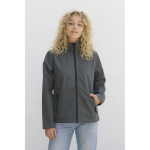 Casaco softshell de mulher com capuz e forro polar SOL'S cor cinzento-escuro