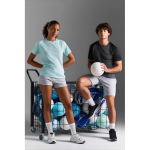 T-shirt de poliéster reciclado transpirável SOL'S cor cinzento topo