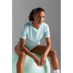 T-shirt de poliéster reciclado transpirável para mulher SOL'S cor azul desbotado