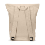 Mochila roll-top com fecho superior e bolsos 17L 380 g/m² cor natural segunda vista