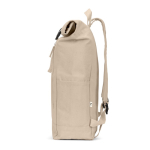Mochila roll-top com fecho superior e bolsos 17L 380 g/m² cor natural quarta vista