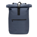 Mochila roll-top para portátil em pele sintética 15 L 16” cor azul primeira vista