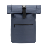 Mochila roll-top para portátil em pele sintética 15 L 16” cor azul sétima vista