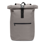 Mochila roll-top para portátil em pele sintética 15 L 16” cor cinzento primeira vista