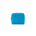 Necessaire em poliéster de alta densidade em várias cores cor azul-claro primeira vista