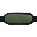 Saco desportivo em poliéster reciclado com amplo compartimento 37L cor verde-escuro quinta vista