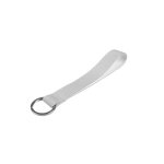 Cordão curto de poliéster para sublimação com argola 2 x 1,5 cm cor branco primeira vista
