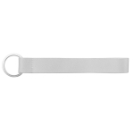 Cordão curto de poliéster para sublimação com argola 2 x 1,5 cm cor branco