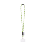 Lanyard tubular fabricado na Europa com mosquetão padrão