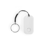Localizador tipo porta-chaves em plástico reciclado com Bluetooth 25 m cor branco primeira vista
