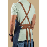 Avental eco com 3 bolsos multifunções e alças cruzadas 220 g/m² cor azul-marinho terceira vista