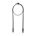 Cabo 4 em 1 com carga rápida BrandCharger 65 W 120 cm cor grafite primeira vista
