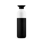 Garrafa de aço inoxidável amovível de 3 peças marca Dopper 800 ml cor preto primeira vista