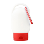 Protetor solar com mosquetão e tampa colorida FPS30 30 ml cor vermelho primeira vista